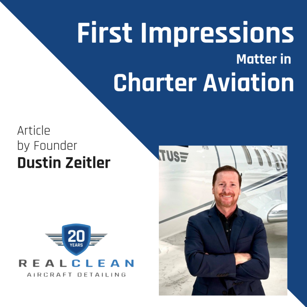 Aircraft detailing for charter operators