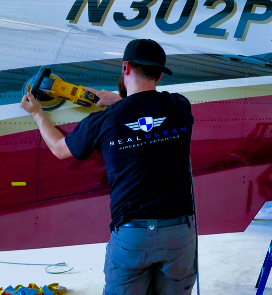 Safeguard your aircraft’s exterior while achieving a sleek, polished finish with our Exterior Wax service.